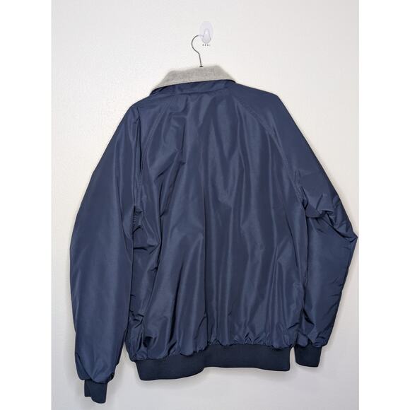 Joe's USA Mens 2XL Tall NAVY Fleece Lined Bomber Lined Jacket - Picture 6 of 8